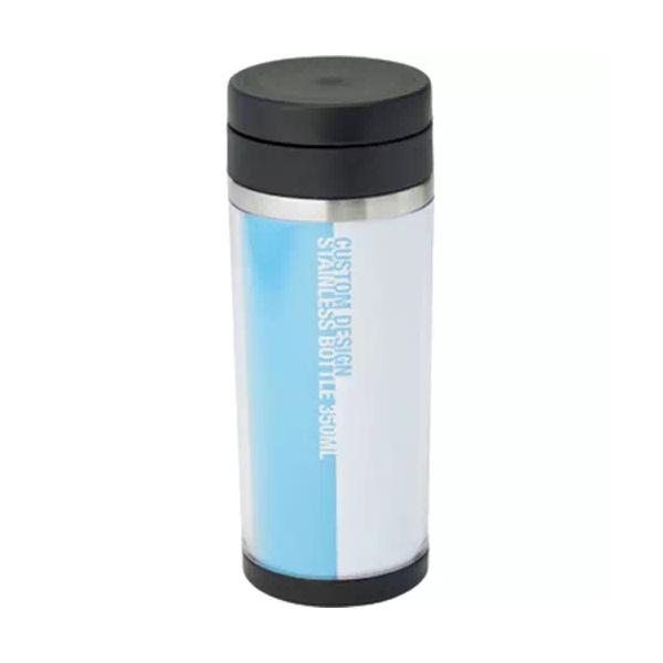 オリジナルステンレスボトル 350ml 保冷温ボトル 水筒 推し活 記念品 ノベルティ 小ロット カスタムデザインステンレスボトル 350ml