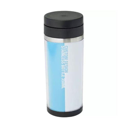 オリジナルステンレスボトル 350ml 保冷温ボトル 水筒 推し活 記念品 ノベルティ 小ロット カスタムデザインステンレスボトル 350ml