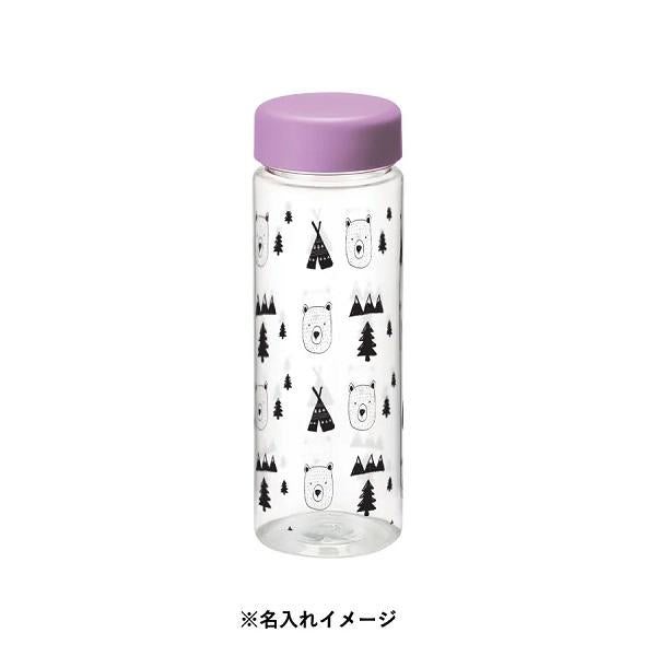 クリアボトル マイボトル 水筒 500ml ノベルティ 小ロット スリムクリアボトル