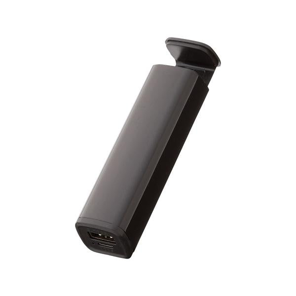モバイルチャージャー 2200ｍAh スマホ充電 スマホスタンド ノベルティ 小ロット スタンド付モバイルチャージャー2200