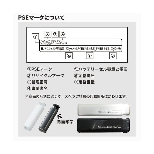 モバイルチャージャー 2200ｍAh スマホ充電 スマホスタンド ノベルティ 小ロット スタンド付モバイルチャージャー2200