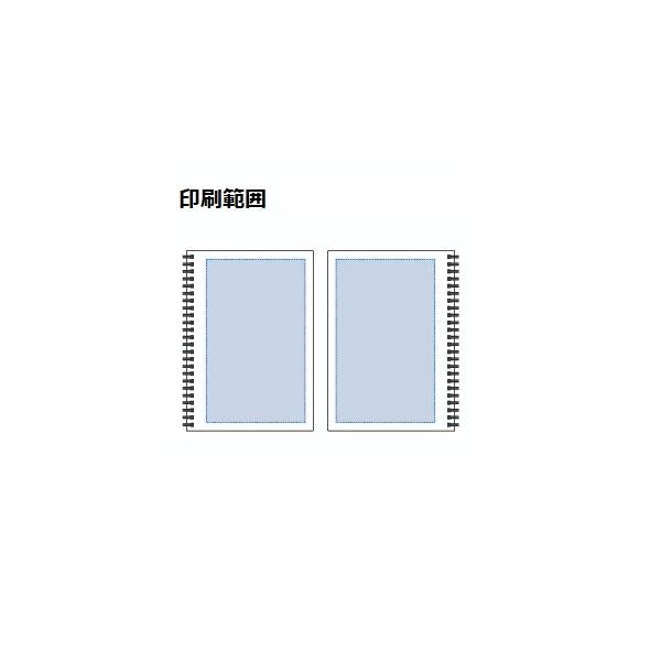 A5ノート リングノート 再生紙使用 エコ文具 記念品 ノベルティ リサイクルA5リングノート