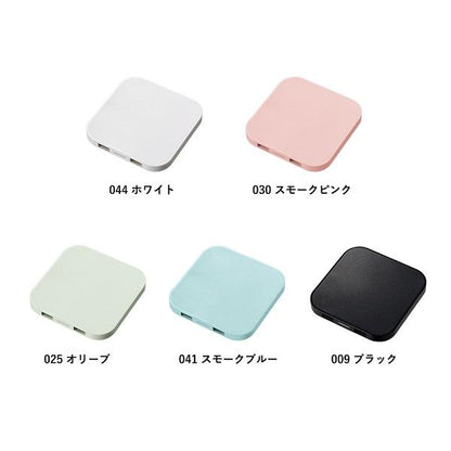 スマホ充電 5W スクエアタイプ QI規格対応 ワイヤレス充電器 ノベルティ 小ロット ワイヤレス充電器 スクエア5W