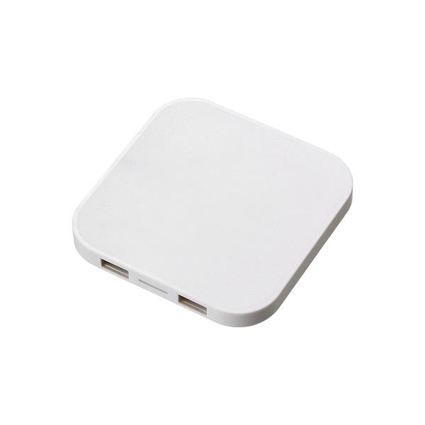 スマホ充電 5W スクエアタイプ QI規格対応 ワイヤレス充電器 ノベルティ 小ロット ワイヤレス充電器 スクエア5W