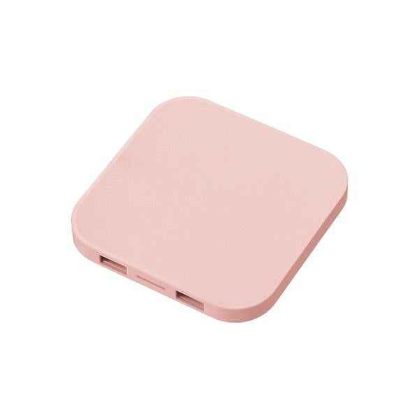 スマホ充電 5W スクエアタイプ QI規格対応 ワイヤレス充電器 ノベルティ 小ロット ワイヤレス充電器 スクエア5W
