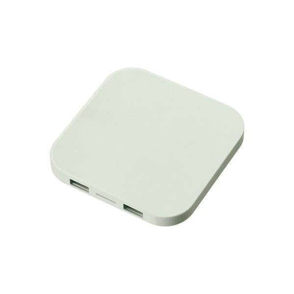 スマホ充電 5W スクエアタイプ QI規格対応 ワイヤレス充電器 ノベルティ 小ロット ワイヤレス充電器 スクエア5W