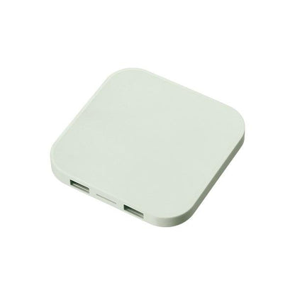 スマホ充電 5W スクエアタイプ QI規格対応 ワイヤレス充電器 ノベルティ 小ロット ワイヤレス充電器 スクエア5W