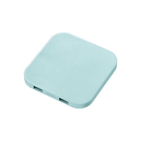 スマホ充電 5W スクエアタイプ QI規格対応 ワイヤレス充電器 ノベルティ 小ロット ワイヤレス充電器 スクエア5W