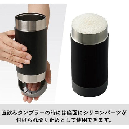ステンレスタンブラー ペットボトルホルダー 保冷温 記念品 ノベルティ 小ロット ボトルホールドサーモタンブラー