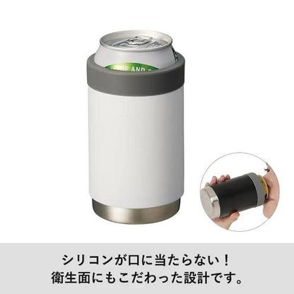 ステンレスタンブラー 缶ホルダー 保冷温 記念品 ノベルティ 小ロット 缶ホールドサーモタンブラー