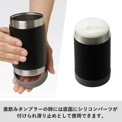 ステンレスタンブラー 缶ホルダー 保冷温 記念品 ノベルティ 小ロット 缶ホールドサーモタンブラー
