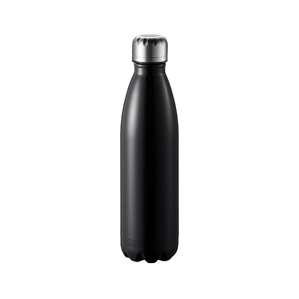 サーモボトル 保冷温ボトル 牛乳瓶型 520ml 水筒 記念品 ノベルティ 小ロット ロケットサーモボトル520ml
