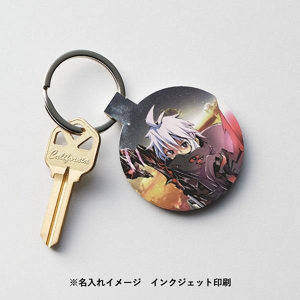 キーホルダー ミラー 鏡 おしゃれ雑貨 記念品 ノベルティ ミラー付メタルキーホルダー ラウンド