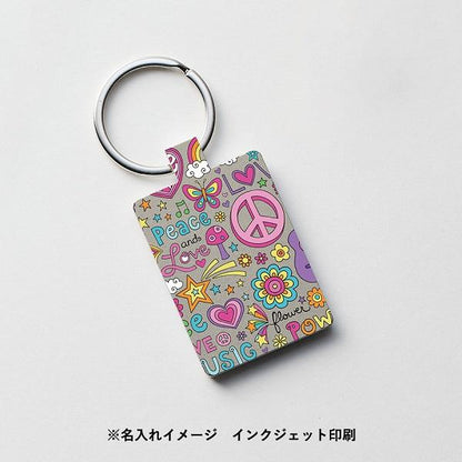 キーホルダー ミラー 鏡 おしゃれ雑貨 記念品 ノベルティ ミラー付メタルキーホルダー スクエア