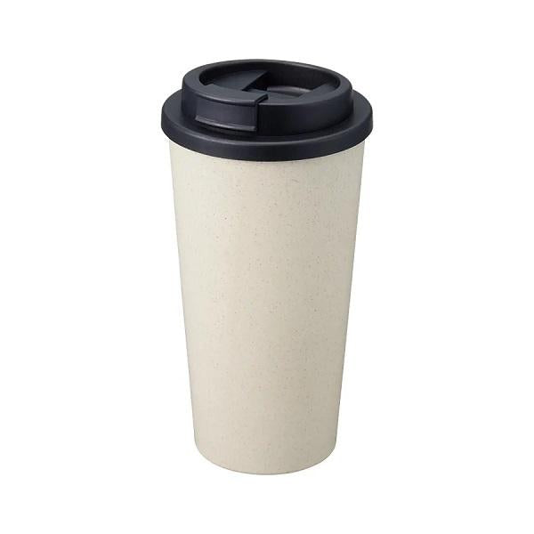 マイタンブラー 480ml 結露しにくい テイクアウトタンブラー エコ素材 記念品 ノベルティ 小ロット ダブルウォールタンブラー480ml