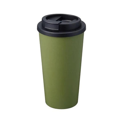 マイタンブラー 480ml 結露しにくい テイクアウトタンブラー エコ素材 記念品 ノベルティ 小ロット ダブルウォールタンブラー480ml
