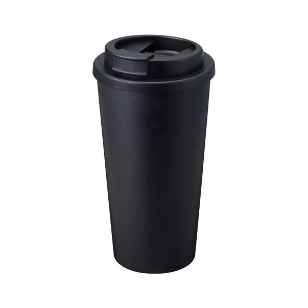 マイタンブラー 480ml 結露しにくい テイクアウトタンブラー エコ素材 記念品 ノベルティ 小ロット ダブルウォールタンブラー480ml