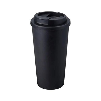 マイタンブラー 480ml 結露しにくい テイクアウトタンブラー エコ素材 記念品 ノベルティ 小ロット ダブルウォールタンブラー480ml