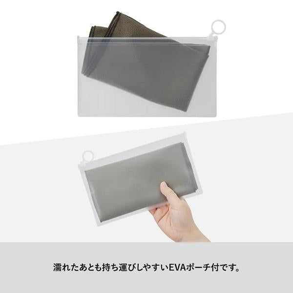 クールタオル ひんやりタオル ネッククーラー ポーチ付 エコ 猛暑対策 熱中症対策 涼感マフラータオル EVAポーチ付