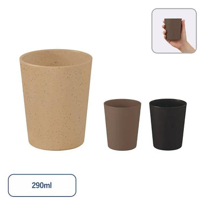 タンブラー 290ml エコ素材 SDGs 記念品 ノベルティ 小ロット シンプルタンブラー290ml コーヒー配合タイプ