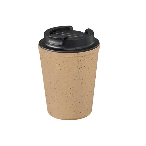 タンブラー 420ml エコ素材 SDGs 記念品 ノベルティ 小ロット ダブルウォールタンブラー420ml コーヒー配合タイプ
