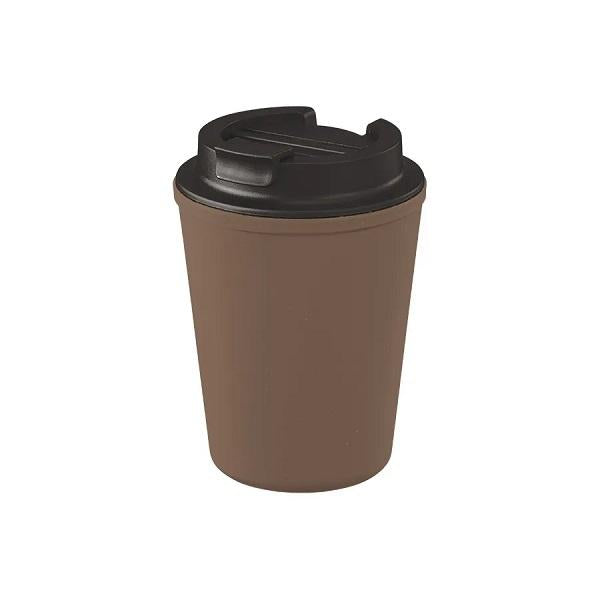 タンブラー 420ml エコ素材 SDGs 記念品 ノベルティ 小ロット ダブルウォールタンブラー420ml コーヒー配合タイプ