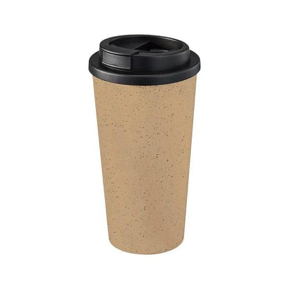 タンブラー 550ml エコ素材 SDGs 記念品 ノベルティ 小ロット ダブルウォールタンブラー550ml コーヒー配合タイプ