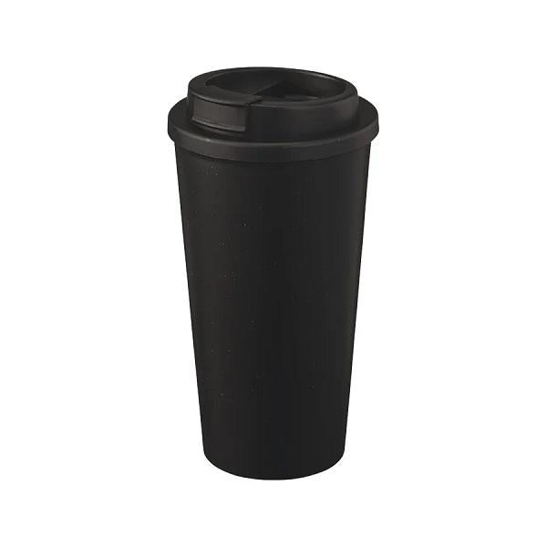 タンブラー 550ml エコ素材 SDGs 記念品 ノベルティ 小ロット ダブルウォールタンブラー550ml コーヒー配合タイプ