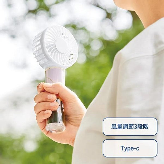 ハンディファンオリジナル扇風機 ミニ扇風機 推し活 熱中症対策 ノベルティ 涼感グッズ 小ロット カスタムデザインハンディUSBファン