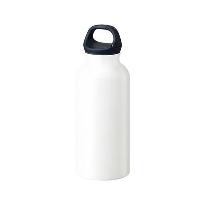 アルミボトル 水筒 500ml カラビナキャップ アウトドアグッズ ノベルティ 小ロット アルミハンギングボトル（L）500ml