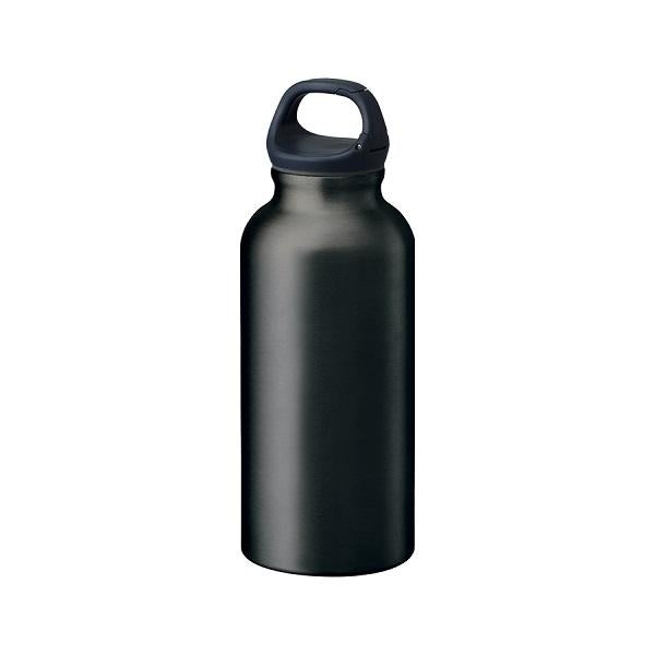 アルミボトル 水筒 500ml カラビナキャップ アウトドアグッズ ノベルティ 小ロット アルミハンギングボトル（L）500ml