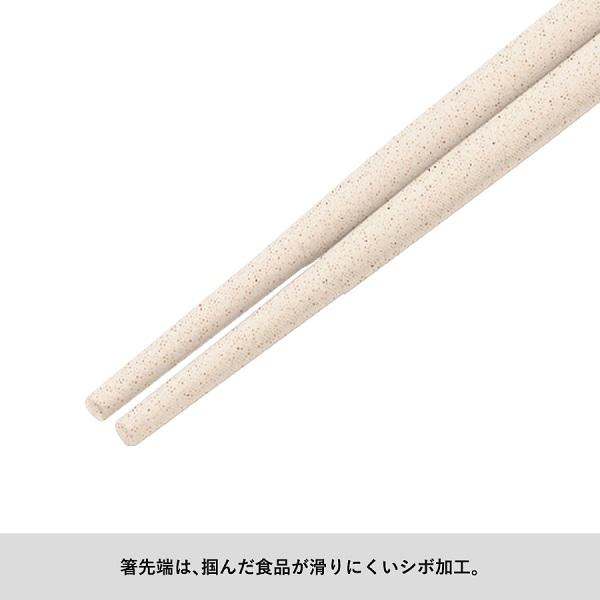 箸 ケース付 掴みやすい エコ素材 プラ削減 カトラリー 記念品 エコ箸フルケース バンブーファイバー入タイプ