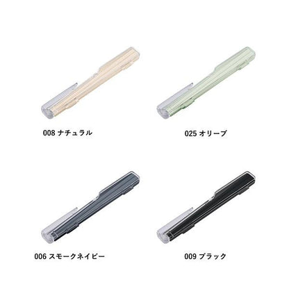 箸 ケース付 掴みやすい エコ素材 プラ削減 便利グッズ 記念品 エコ箸クリップケース バンブーファイバー入タイプ