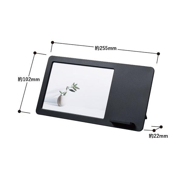 スマホ充電 ワイヤレス充電器 フォトスタンド フォトフレーム 写真立て 記念品 ノベルティ 小ロット ワイヤレス充電付フォトスタンド 5W