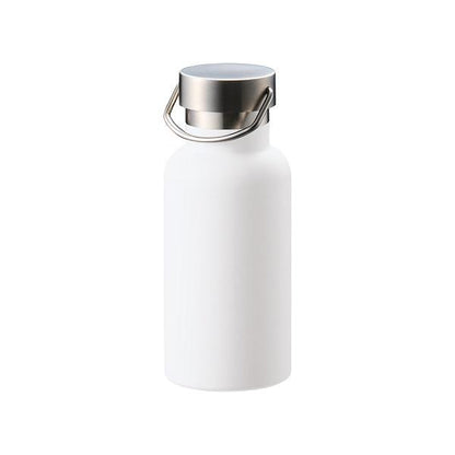 サーモボトル ステンレスボトル 420ml ハンドル付 水筒 ノベルティ 小ロット メタルハンドルサーモボトル420ml
