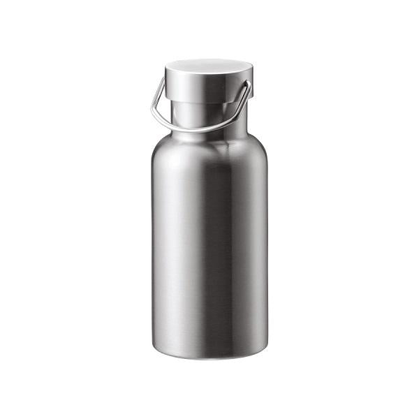 サーモボトル ステンレスボトル 420ml ハンドル付 水筒 ノベルティ 小ロット メタルハンドルサーモボトル420ml