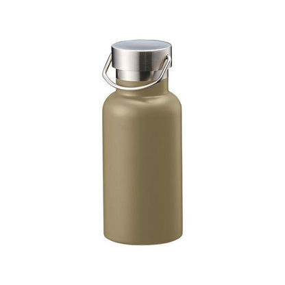 サーモボトル ステンレスボトル 420ml ハンドル付 水筒 ノベルティ 小ロット メタルハンドルサーモボトル420ml