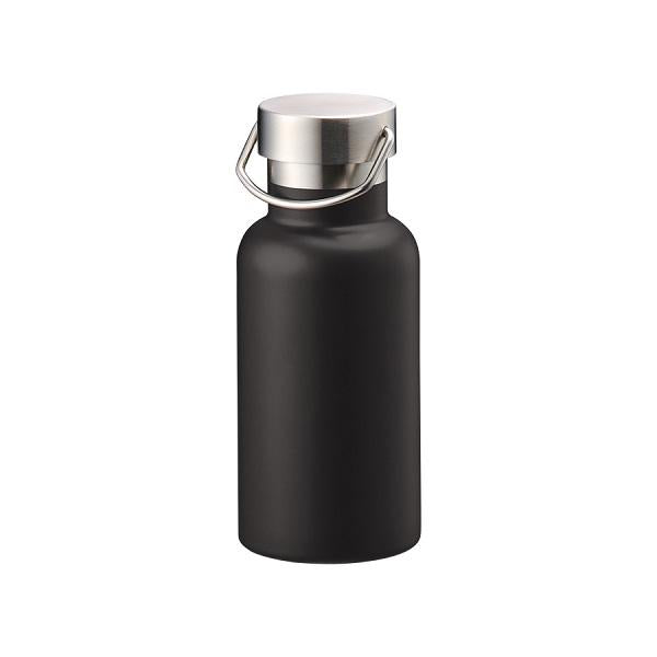 サーモボトル ステンレスボトル 420ml ハンドル付 水筒 ノベルティ 小ロット メタルハンドルサーモボトル420ml
