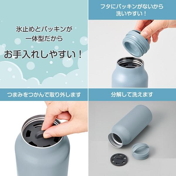 Handit サーモボトル 500ml グッドデザイン賞受賞 水筒 オフィス向け おしゃれ Handitシンプルサーモボトル500ml