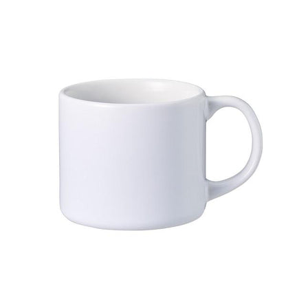 マグカップ スープカップ 320ml 陶器 食器 フルカラー印刷対応 ノベルティ 小ロット 陶器マグストレート ショートワイド