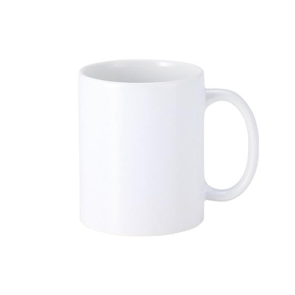 マグカップ 380ml 陶器 食器 フルカラー印刷対応 ノベルティ 小ロット 陶器マグ ストレート Lサイズ