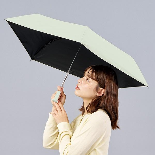 バッグに掛けられる折りたたみ傘 晴雨兼用 日傘 軽量 コンパクト UVカット 日焼け対策グッズ ラペルクリップ遮光折りたたみ傘