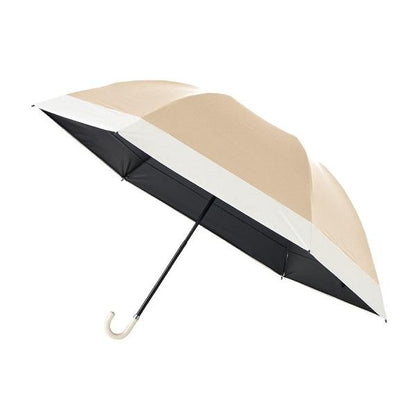 ドーム型 折りたたみ傘 晴雨兼用 日傘 ツートンカラー UVカット 日焼け対策グッズ ドーム型ツートーン遮光折りたたみ傘