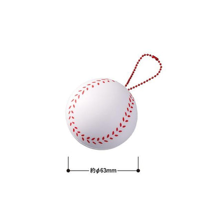 サインボール 野球ボール キーホルダー 油性ペン対応 ストレス解消 記念品 サインボール（野球ボール型）
